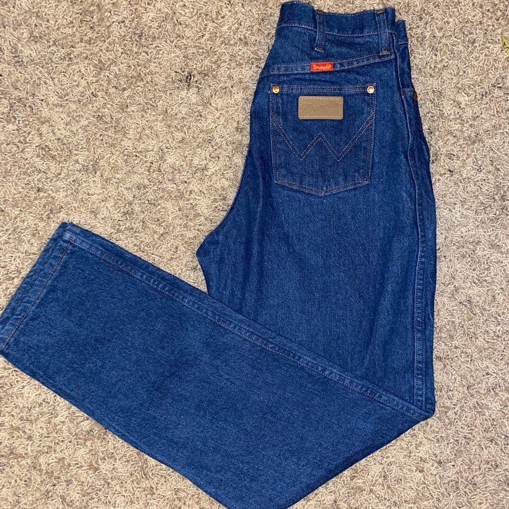 Cowboy cut wranglers